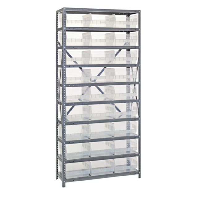 Quantum 1875-210CL Shelving Unit 18"D X 36"L X 75"H Heavy Duty