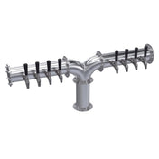 Krowne KPY-8A Krowne Pipe Y-Tower Eight Faucets Handles And Faucets Not Included