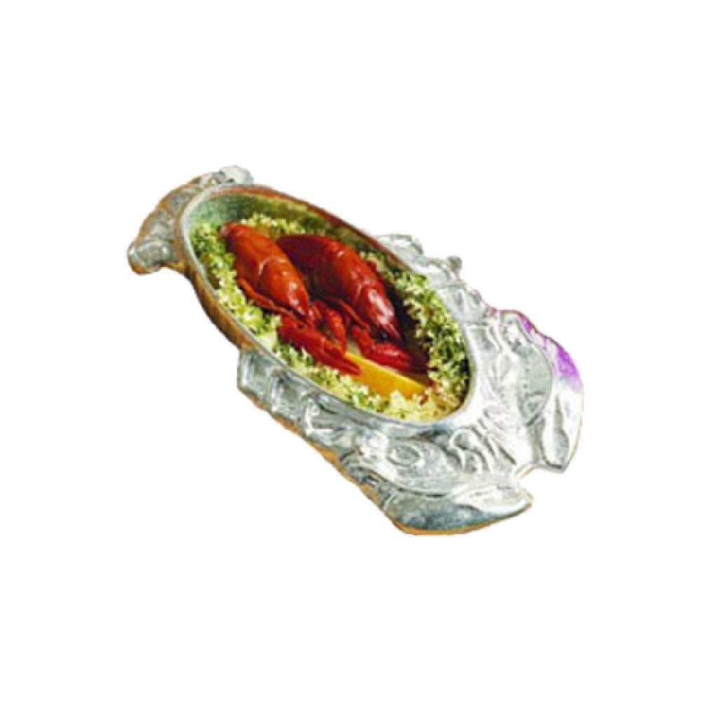 Bon Chef 5010GINGER Lobster Casserole Dish 4-1/4" X 9-1/4" Aluminum With Ceramic-look Coating