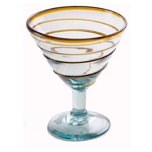 Orion Trading & Design G4667-AW Spiral Cocktail / Margarita Glass 12 Oz. 5" Dia. X 6"H