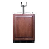 Summit SBC58BLBIADAIFTWINCFB - Beer & Coffee Kegerator, 24" Wide, ADA Compliant