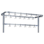 Duke 721-120-SS Pot Rack Table Mount Triple Bar Design With Tubular Table Supports