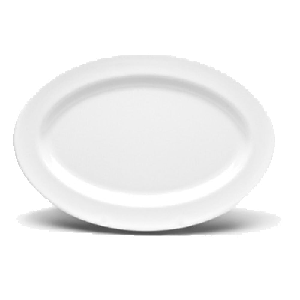 Elite Global Solutions D69OV-W Platter 9-1/4"L X 6-1/4"W X 5/8"H Oval