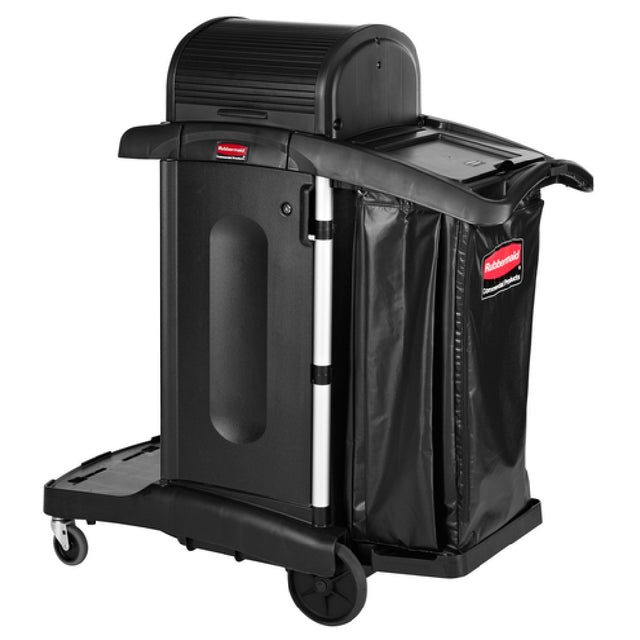 Rubbermaid 1861427 High Security Executive Janitorial Cleaning Cart 7.25 Cu.ft. Storage Capacity