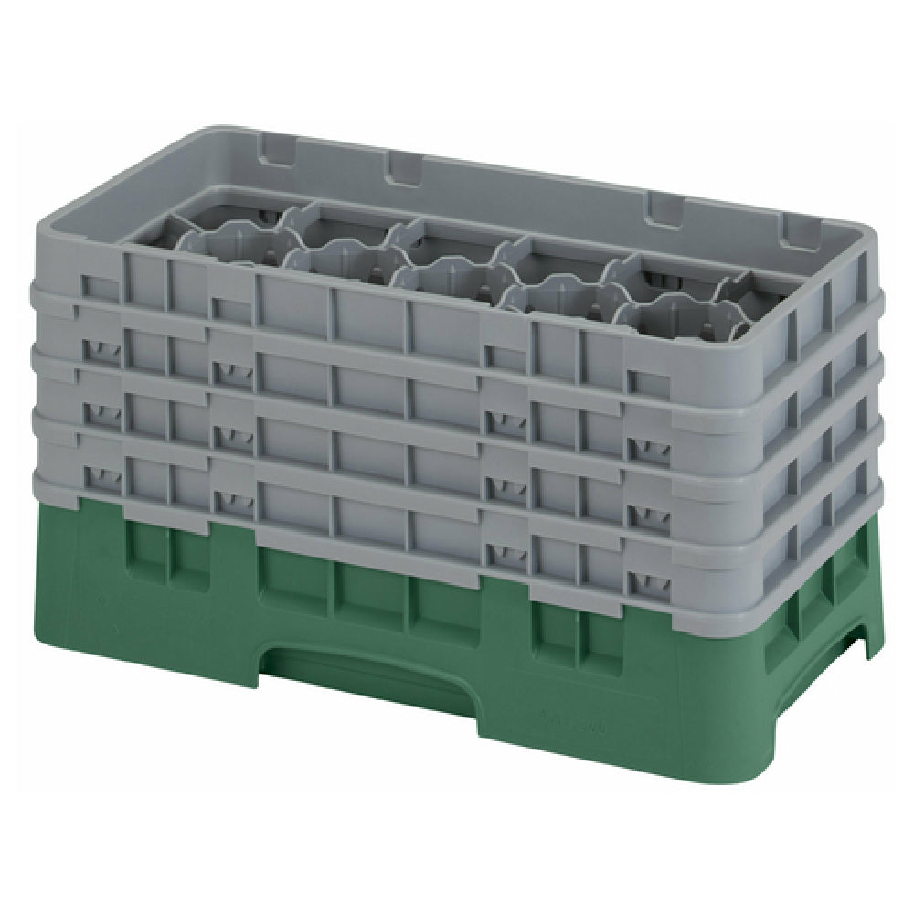 Cambro 17HS800119 Camrack® Glass Rack With (4) Soft Gray Extenders Half Size