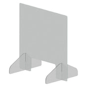 BK Resources PPE-SB-S-2424 Freestanding Transaction Safety Barrier Portable 23-1/2"W X 15-1/2"D X 23-1/2"H Overall