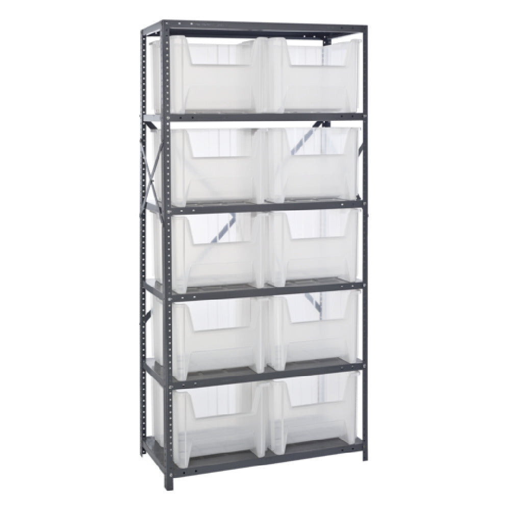 Quantum QSBU-800CL Shelving Unit 18"D X 36"L X 75"H Heavy Duty