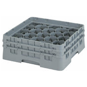 Cambro 20S434151 Camrack® Glass Rack With (2) Soft Gray Extenders Full Size