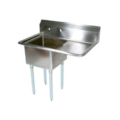 John Boos E1S8-18-12R18-X E-Series Sink 1-compartment 38-1/2"W X 23-1/5"D X 43-3/4"H Overall Size