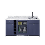 Summit OASISMN33 - Turnkey Oasis Wet Bar, ADA-height, Midnight Navy Finish