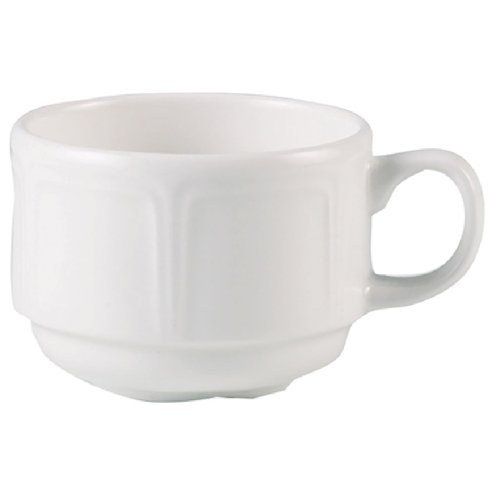 Steelite 9007C027 Stacking Cup 7.5 Oz 4.375" X 3.375" X 2.375"