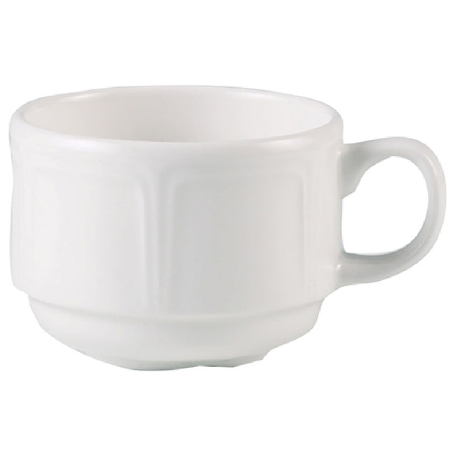 Steelite 9007C027 Stacking Cup 7.5 Oz 4.375" X 3.375" X 2.375"