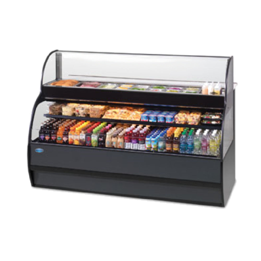 Federal Industries SSRSP5052 Specialty Display Sandwich Or Salad Prep Merchandiser With Refrigerated Self-Serve Bottom