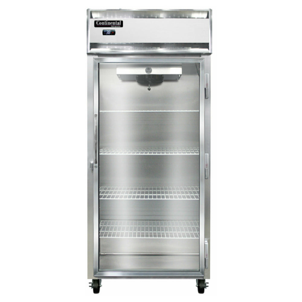 Continental Refrigerator 1RXNSSGD Extra-Wide Refrigerator Reach-in Display 36-1/4"W