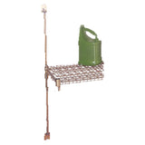 SPG PWMT54Y - ISS Single Post, With 2 End Mount Brackets & 1 Center Bracket, For 3 Or More-tier 54" Shelf