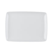 CAC China OXF-W13 Oxford Platter 11-5/8"L X 8-1/4"W X 1-1/8"H Coupe