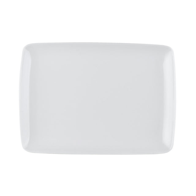 CAC China OXF-W13 Oxford Platter 11-5/8"L X 8-1/4"W X 1-1/8"H Coupe