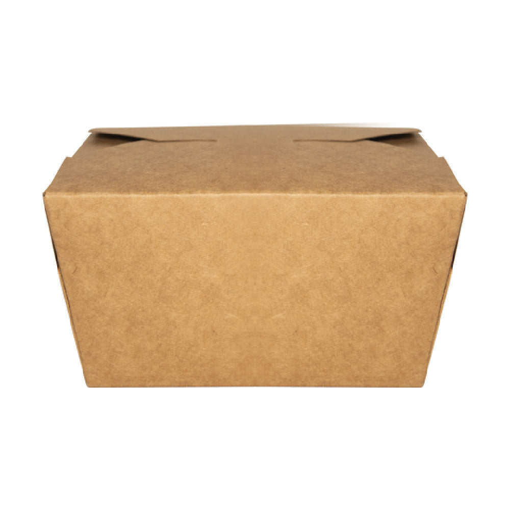 International Tableware TG-KB-#1 Kraft Take-Out Boxes #130 Oz. 4-1/8"W X 3-1/2"D X 2-1/2"H