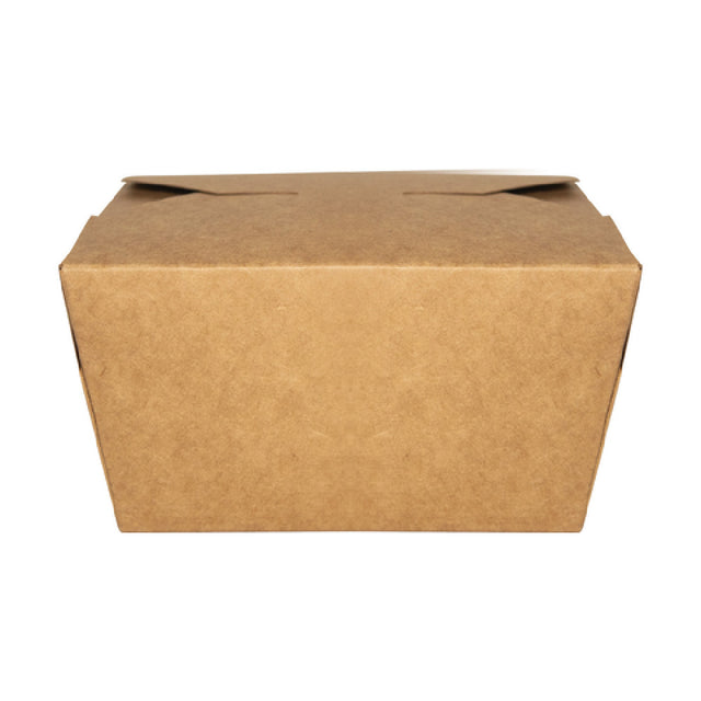 International Tableware TG-KB-#1 Kraft Take-Out Boxes #130 Oz. 4-1/8"W X 3-1/2"D X 2-1/2"H