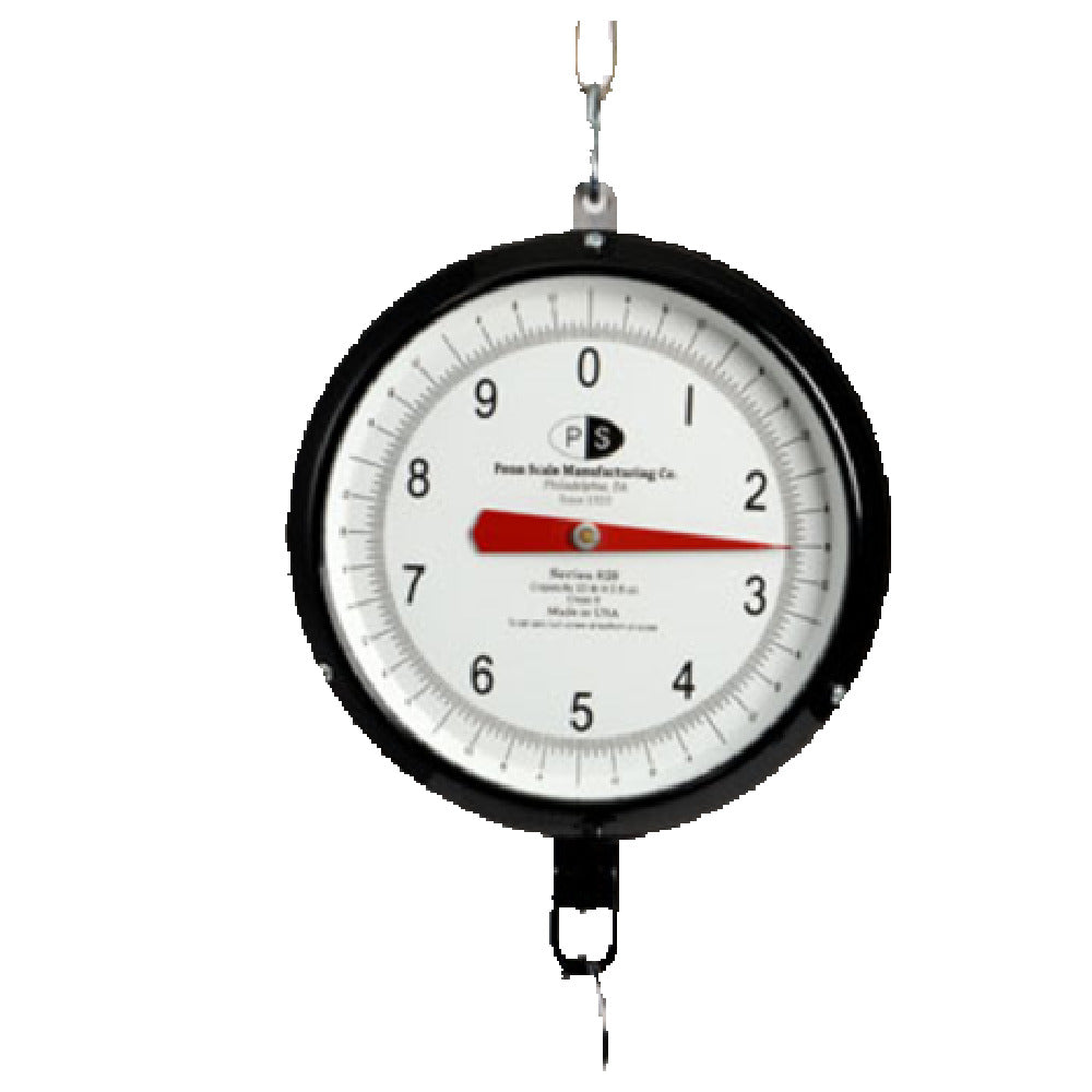 Penn Scale 820 V Hanging Scale 8" Dial 20 Lb. X 1/2 Oz. Capacity