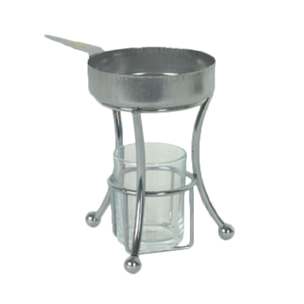 Thunder Group SLBW004 Butter Melter 3 Piece Set 4.8 Oz. Rim Full