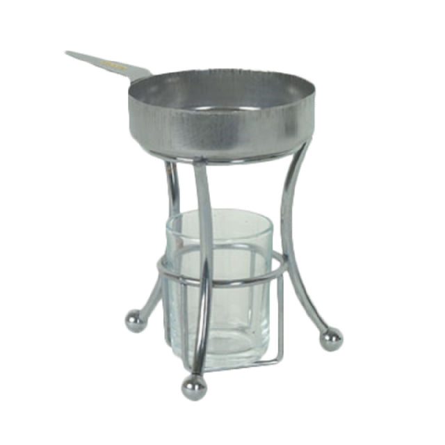 Thunder Group SLBW004 Butter Melter 3 Piece Set 4.8 Oz. Rim Full