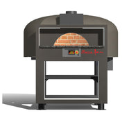 Marra Forni EF180W Facade Wood Fired Oven Enclosed 70.87" Dia. Interior Brick Deck