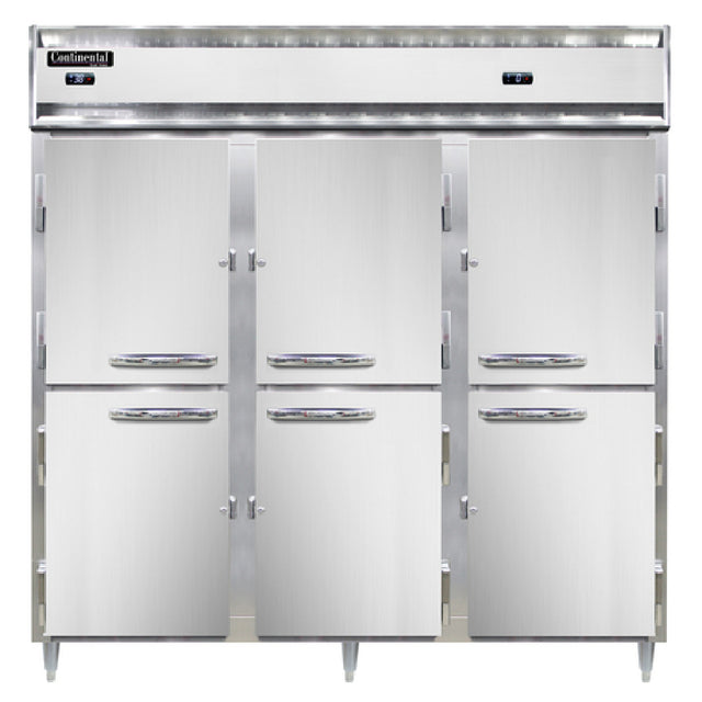 Continental Refrigerator D3RRFNSSHD Designer Line Refrigerator/Freezer Reach-in