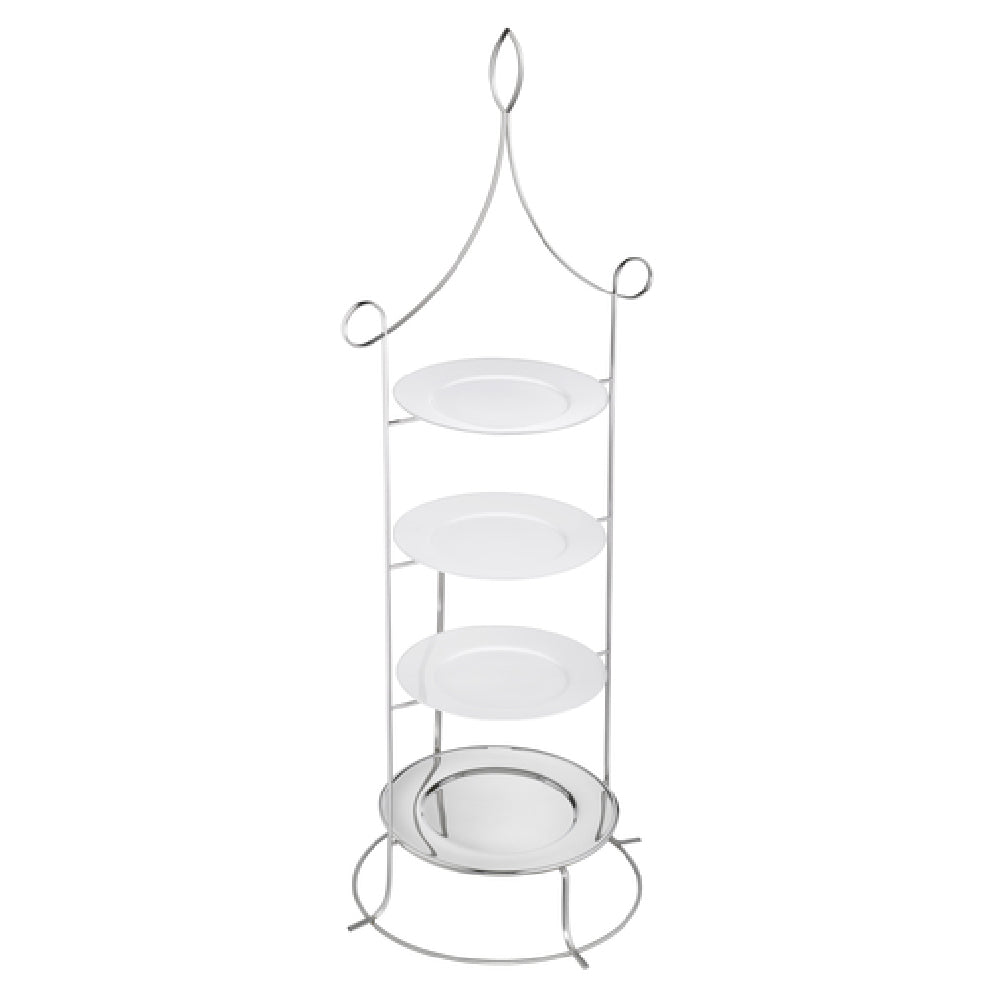 BauscherHepp 57.0176.6040 Tea Stand 46-1/4"H (4) Tiers (for 3 Plates & 1 Tray Not Included)
