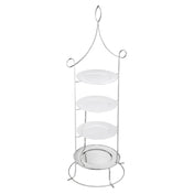 BauscherHepp 57.0176.6040 Tea Stand 46-1/4"H (4) Tiers (for 3 Plates & 1 Tray Not Included)