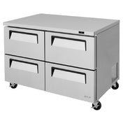 Turbo Air TUF-48SD-D4-N Super Deluxe Series Undercounter Freezer Two-section 48-1/2"W X 31"D X 35-5/8"H