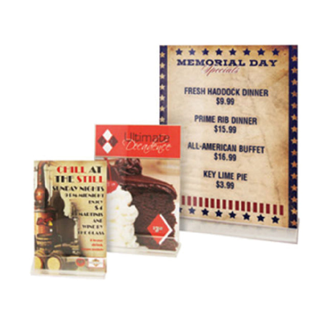 Risch AF 5X7 Clear Acrylic Frame 5" X 7" Holds Two Pieces Of Paper