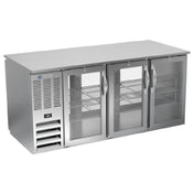 Beverage Air BB72HC-G-PT-S - Refrigerated Back Bar Pass-Thru Storage Cabinet, Three-section