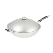 Admiral Craft IND-WOK Wok 14-1/4" Overall Dia. (9-1/2" Bottom Dia.) With Cover