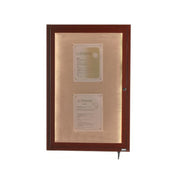 Aarco LWL3624W Display Case 24"W X 36"H Enclosed