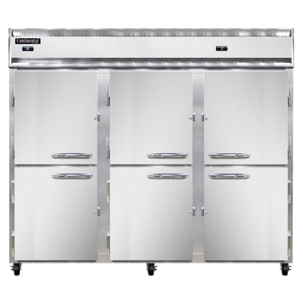 Continental Refrigerator 3RFFENSAHD Extra-Wide Refrigerator/Freezer Reach-in 85-1/2"W