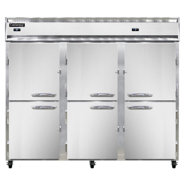 Continental Refrigerator 3RFFENSAHD Extra-Wide Refrigerator/Freezer Reach-in 85-1/2"W
