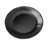 Yanco NA-109BK Nature Art Dinner Plate 9"dia. X 1"H Round