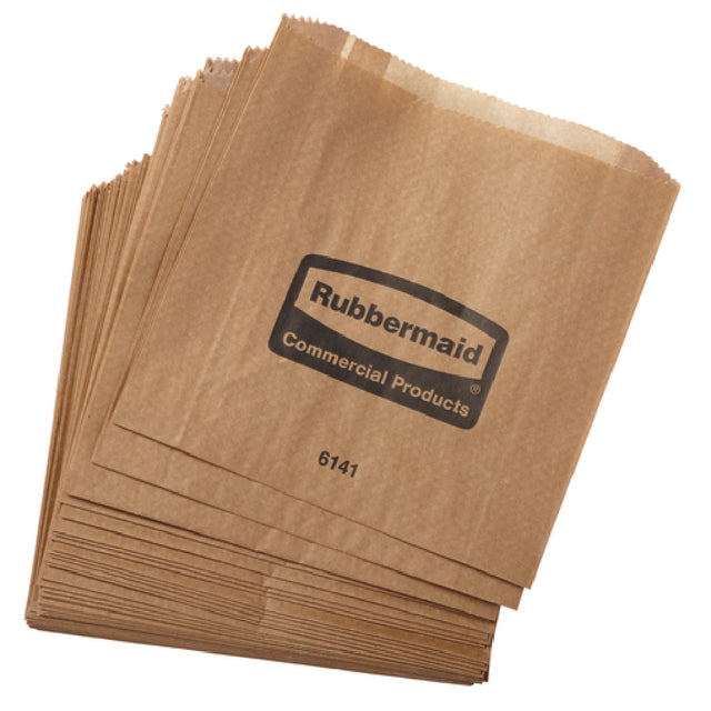 Rubbermaid FG6141000000 Waxed Bags For Sanitary Napkin Receptacle 50 Bags/bundle