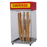 Gold Medal 2049 - Hanging Churros Display Case, 15-5/8"W X 15-1/4"D X 30-1/4"H, Lighted Cabinet & Merchandiser