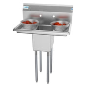 Koolmore SA101410-10B3 Sink 1-compartment 30"W X 20"D X 44-1/2"H Overall Size