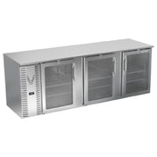 Victory VBB94HC-FG-S - Back Bar Refrigerator, Food Rated, Three-section