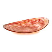 Bon Chef 59026-SCARLET Shallow Oval Resin Bowl 7.75" X 5" X 1" Lead Free