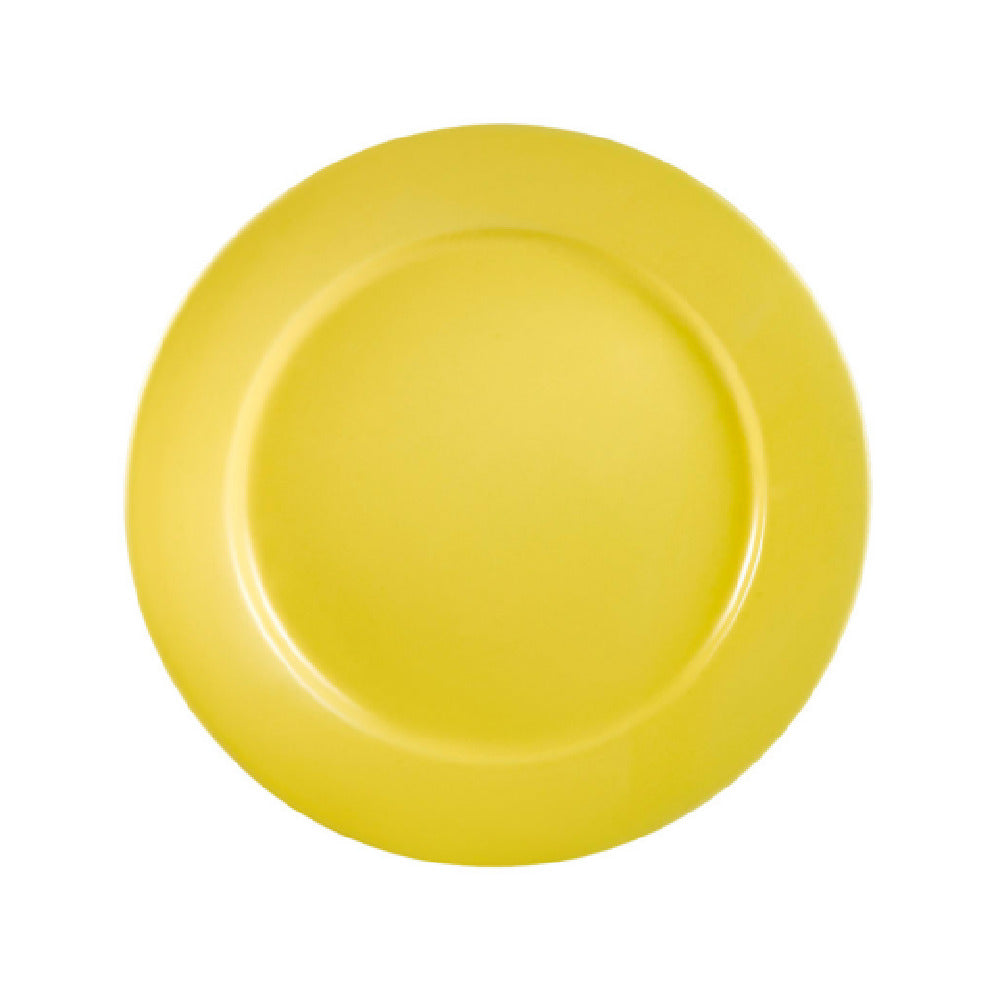 CAC China LV-8-Y Las Vegas Plate 9" Dia. X 1"H Round