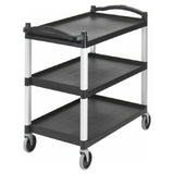 Cambro BC340KD110 Utility Cart Open Design (3) Shelves