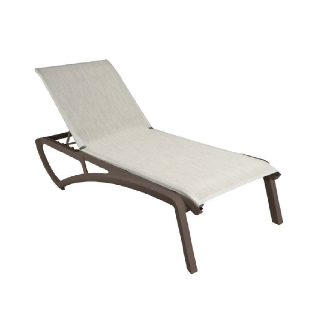 Grosfillex UT741599 - Sunset Chaise Lounge, Stackable, Without Arms
