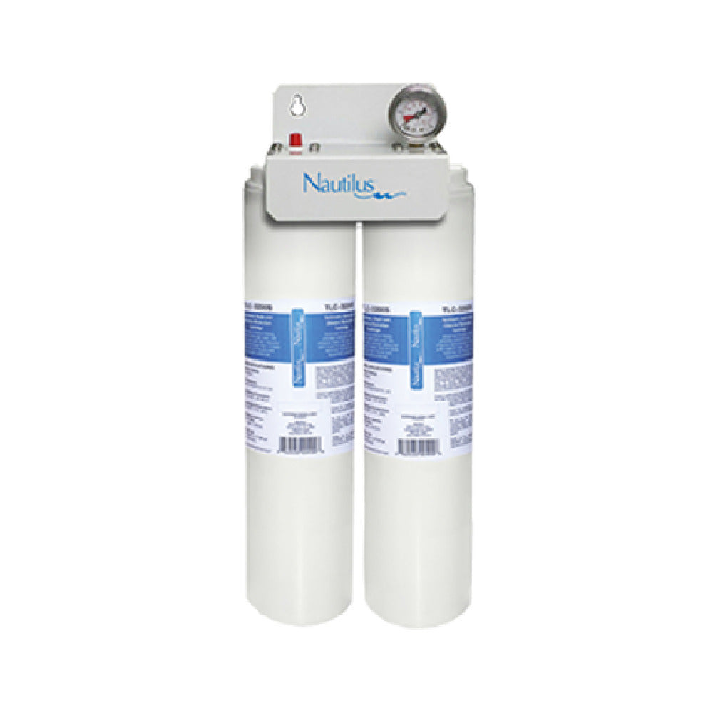 Admiral Craft TLC-107097 Water Filter Manifold With Pressure Gauge Double Head