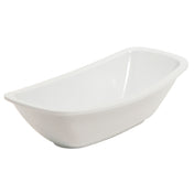 GET Enterprises OB-5-W Oval Acclaim Side Dish Bowl 4-1/2 Oz. 6" X 3" X 1-1/10"