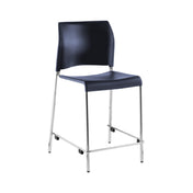 National Public Seating 8804C-11-04 NPS® Cafetorium Bar Stool 24"H Seat Poly Back