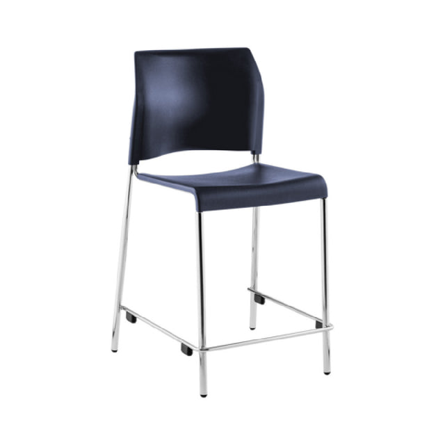 National Public Seating 8804C-11-04 NPS® Cafetorium Bar Stool 24"H Seat Poly Back